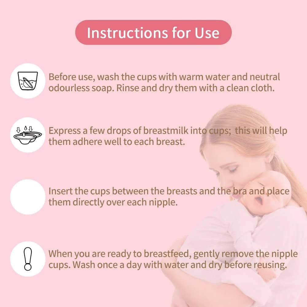 Silver Nursing Cups for Cracked Nipples