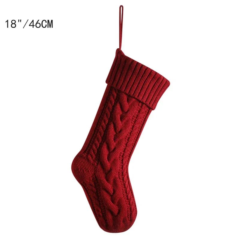 Large Knitted Christmas Stockings