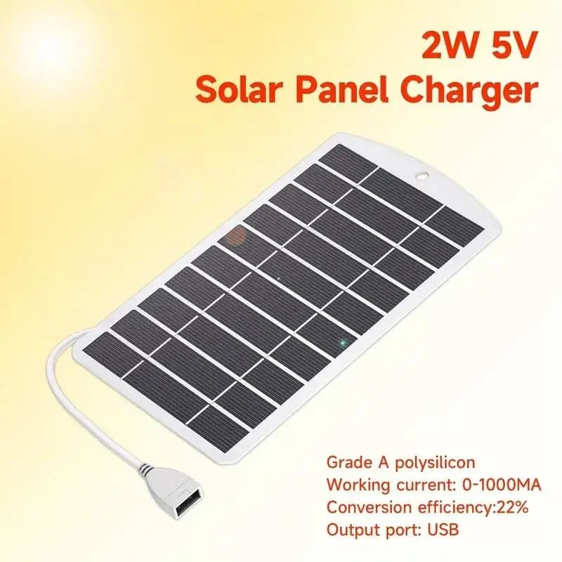 Portable Solar Panel USB Charger