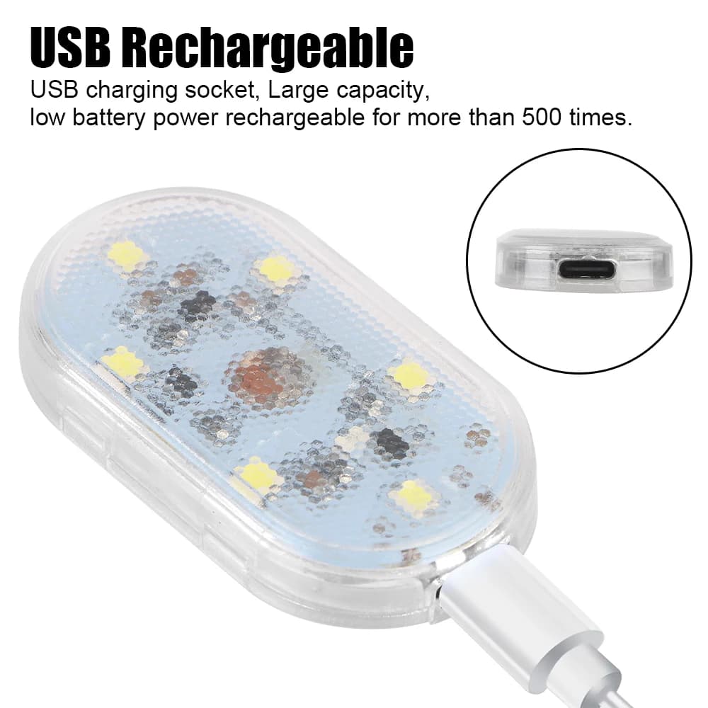 USB Rechargeable Car Touch Light
