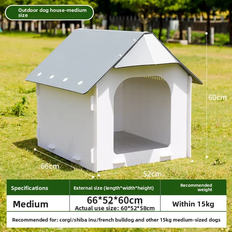 Waterproof Outdoor Dog House Medium