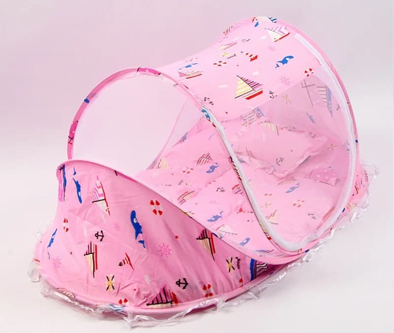 Baby Bedding Crib Netting Folding Baby Mosquito Nets Bed Mattress Pillow 0-3 Years Old Travel Bed Supplies For Baby Bedding