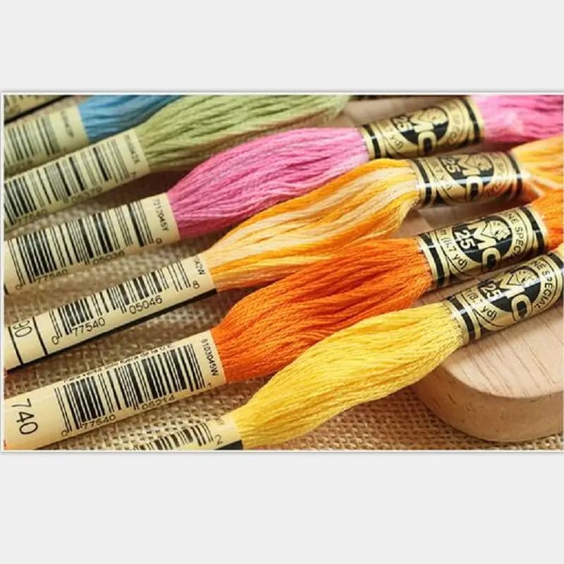 Embroidery Floss Thread Set 20 Pieces