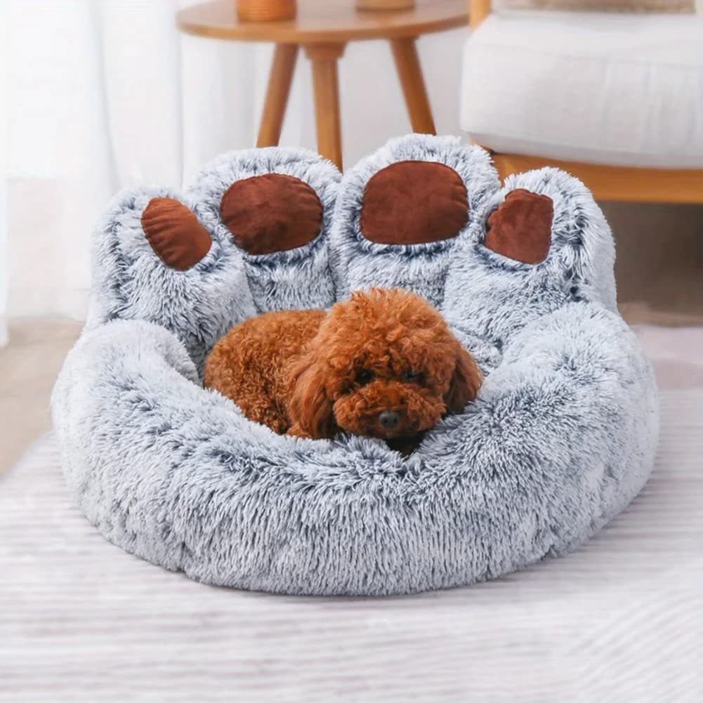 Bear Paw Pet Bed for Dogs and Cats