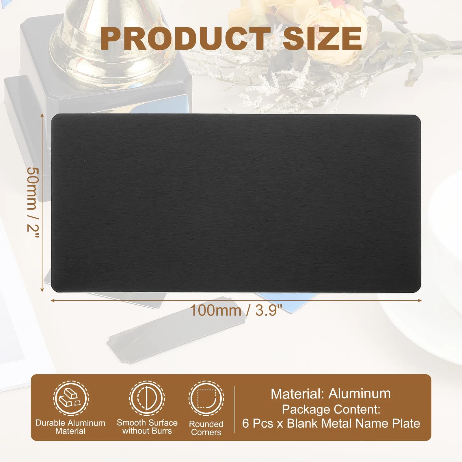 A 100x50mm 6Pcs