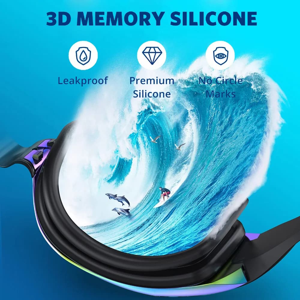 Adult Swimming Goggles with UV Protection