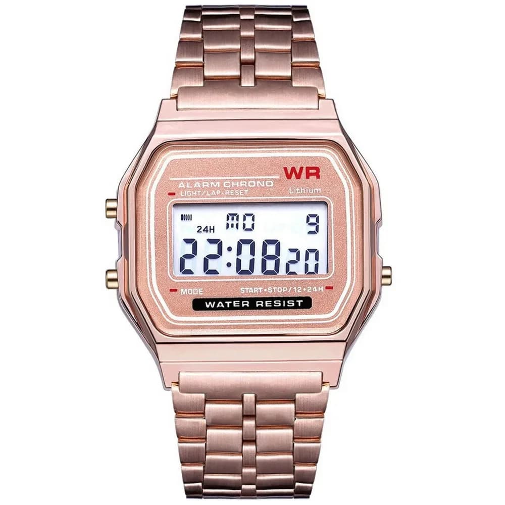 Men's Digital Waterproof LED Quartz Watch