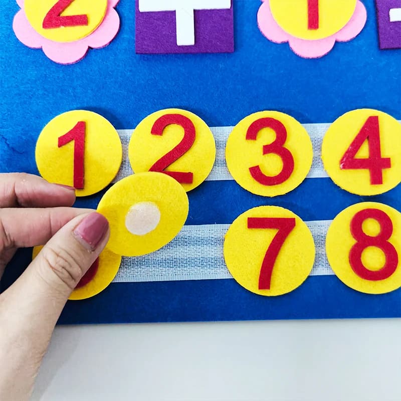 Children Early Education Enlightenment Cognitive Mathematics Busy Board Felt Board Montessori Toys Math for Kids Toys Gifts