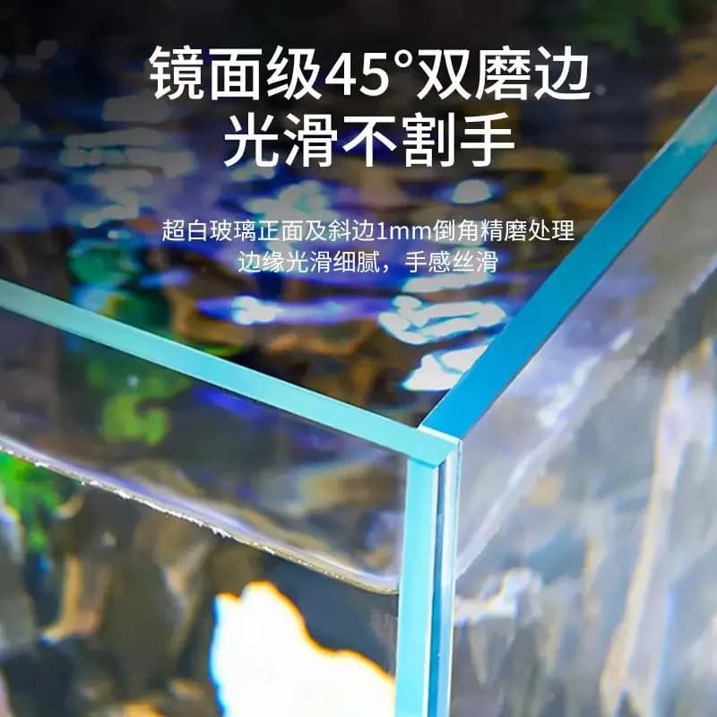 Desktop Office Aquarium Portable Glass Fish Tank Mini Household Desktop Square Aquarium fish tanks fish aquarium