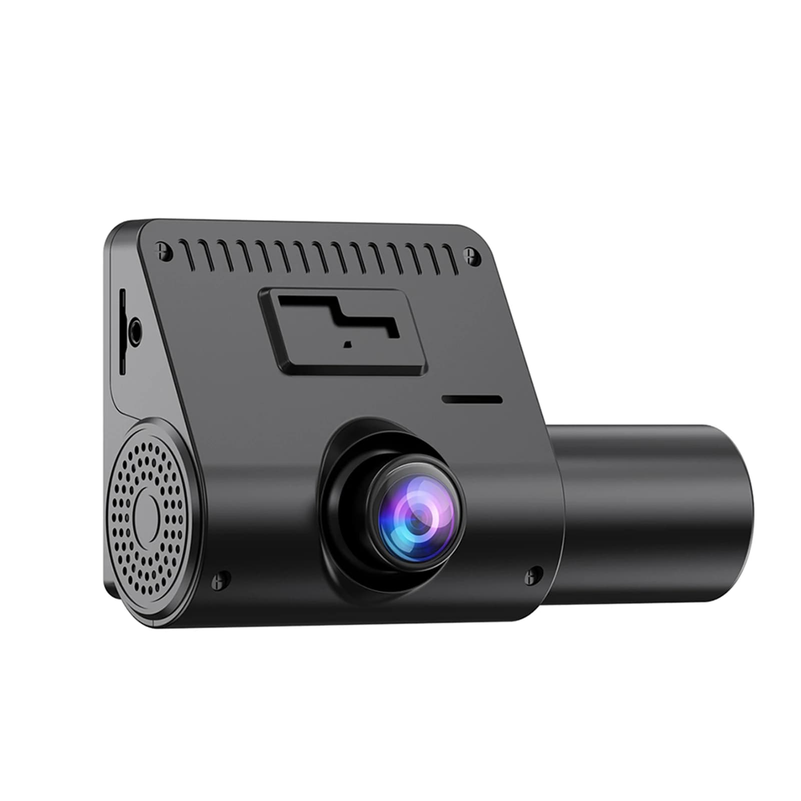 Dash Cam 1080P High Definition 2inch Display Screen 3 Channel Driving Recorder with Loop Recording Motion Detection Infrared