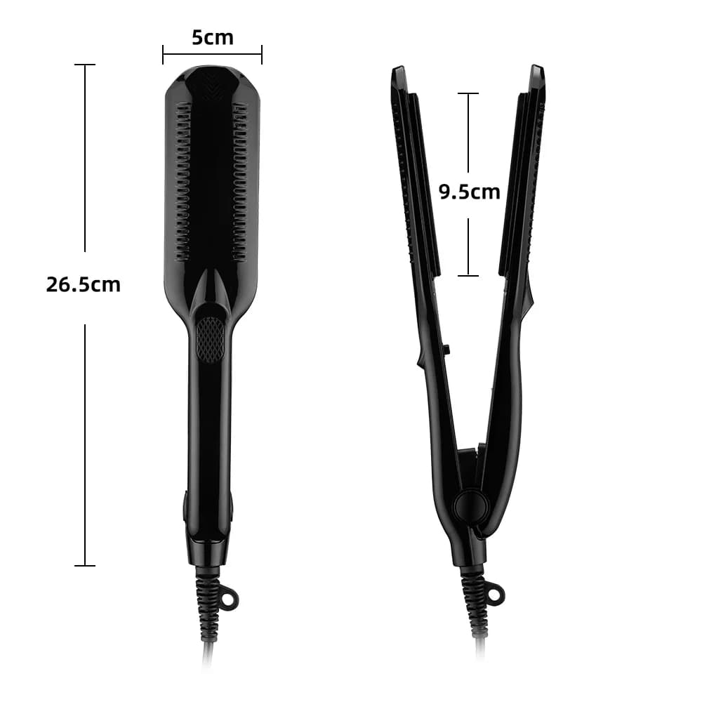 Titanium Corrugated Hair Crimper Curler