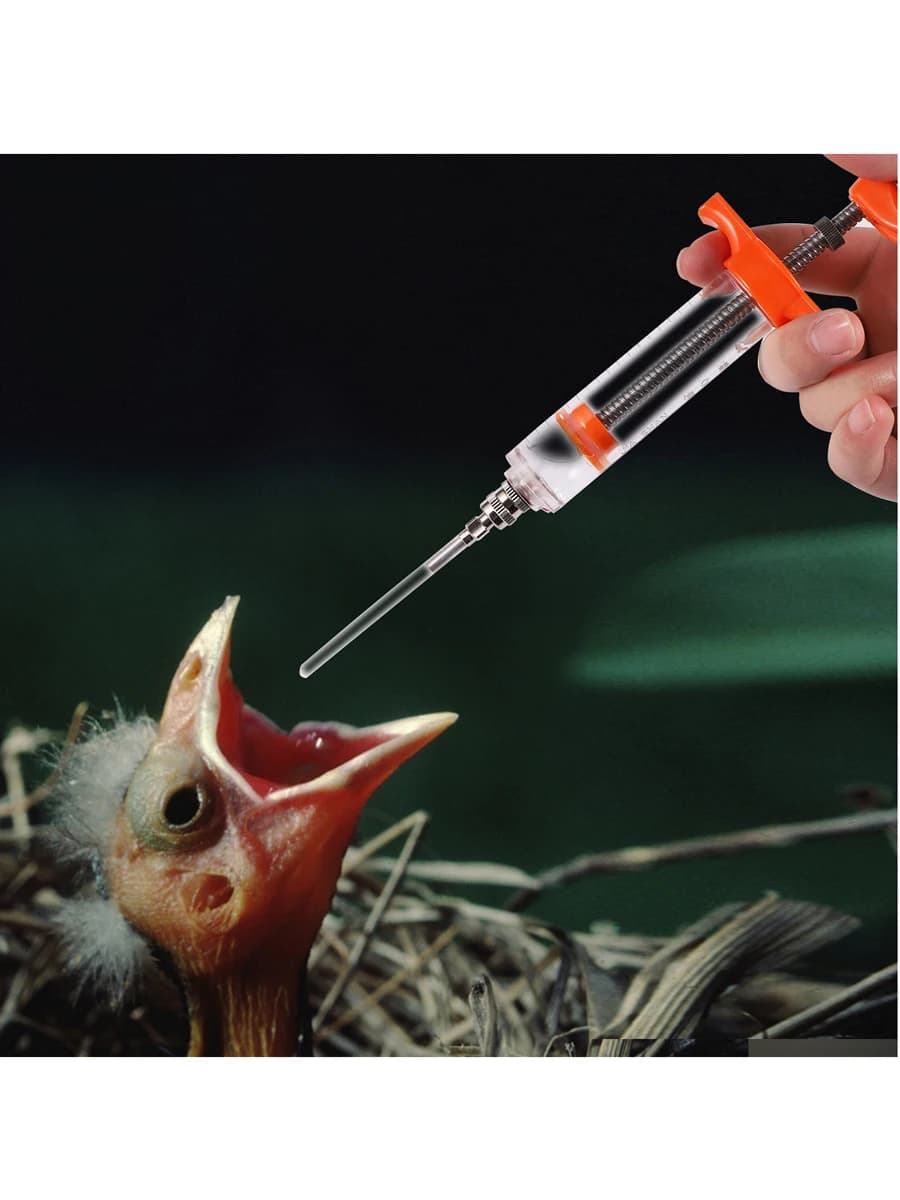 Pet Feeding Syringe with Silicone Gavage Tubes