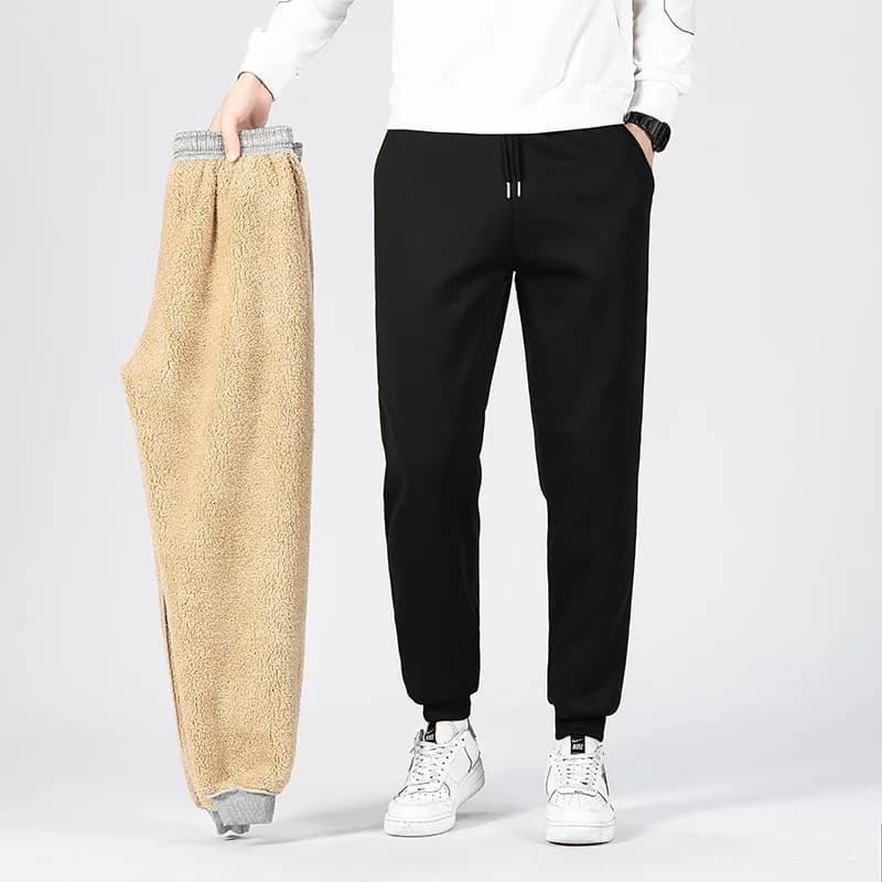 Men's Fleece-Lined Winter Sweatpants