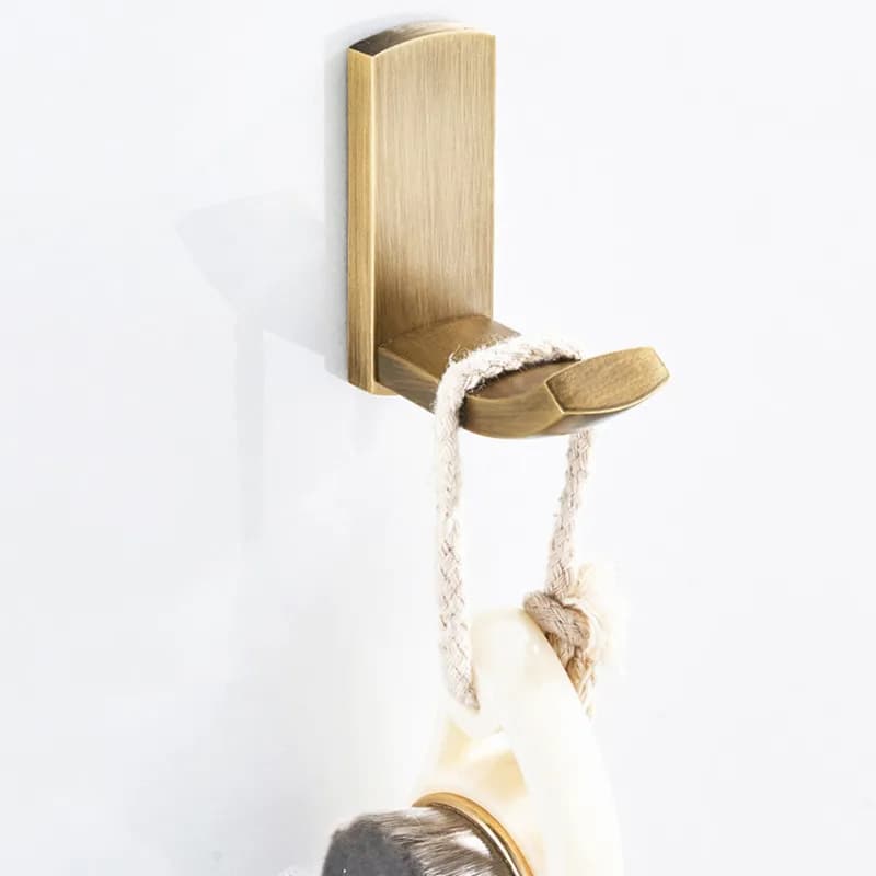 Bathroom Accessories Antique Brass Wall Mounted Toilet Paper Holder Towel Ring Robe Coat Hook Bathroom Hardware Set Antique Bras