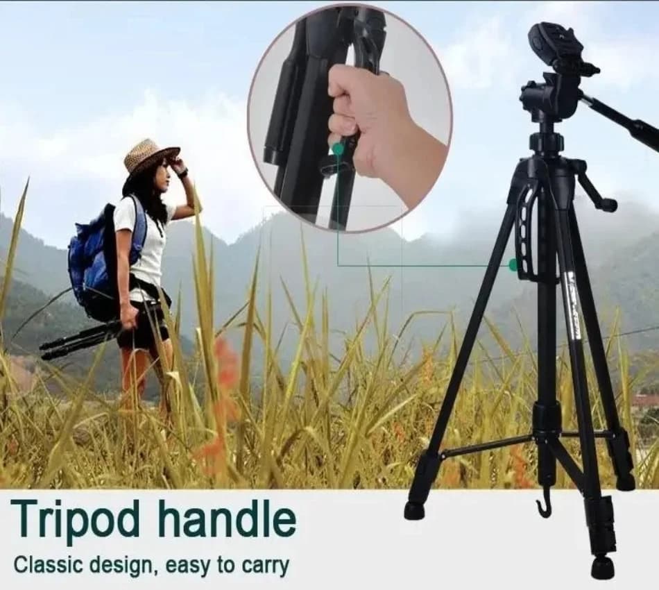 Universal Lightweight Tripod with Pan Head