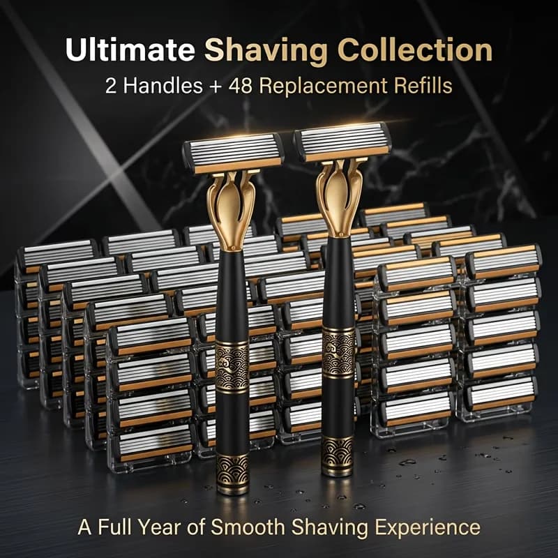 6 Blade Manual Razor for Men