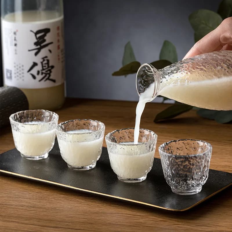 Japanese Sake Carafe and Glass Set