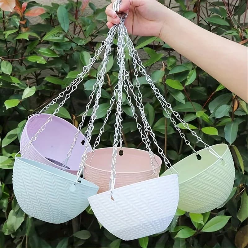 Hanging Flower Pots for Garden and Balcony