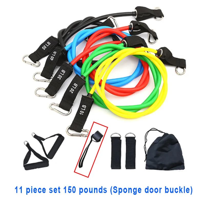 Resistance Bands Exercise Bands Latex Pull Rope Home Gym Equipment Fitness Ankle Strap Exercise Training Expander Elastic Band