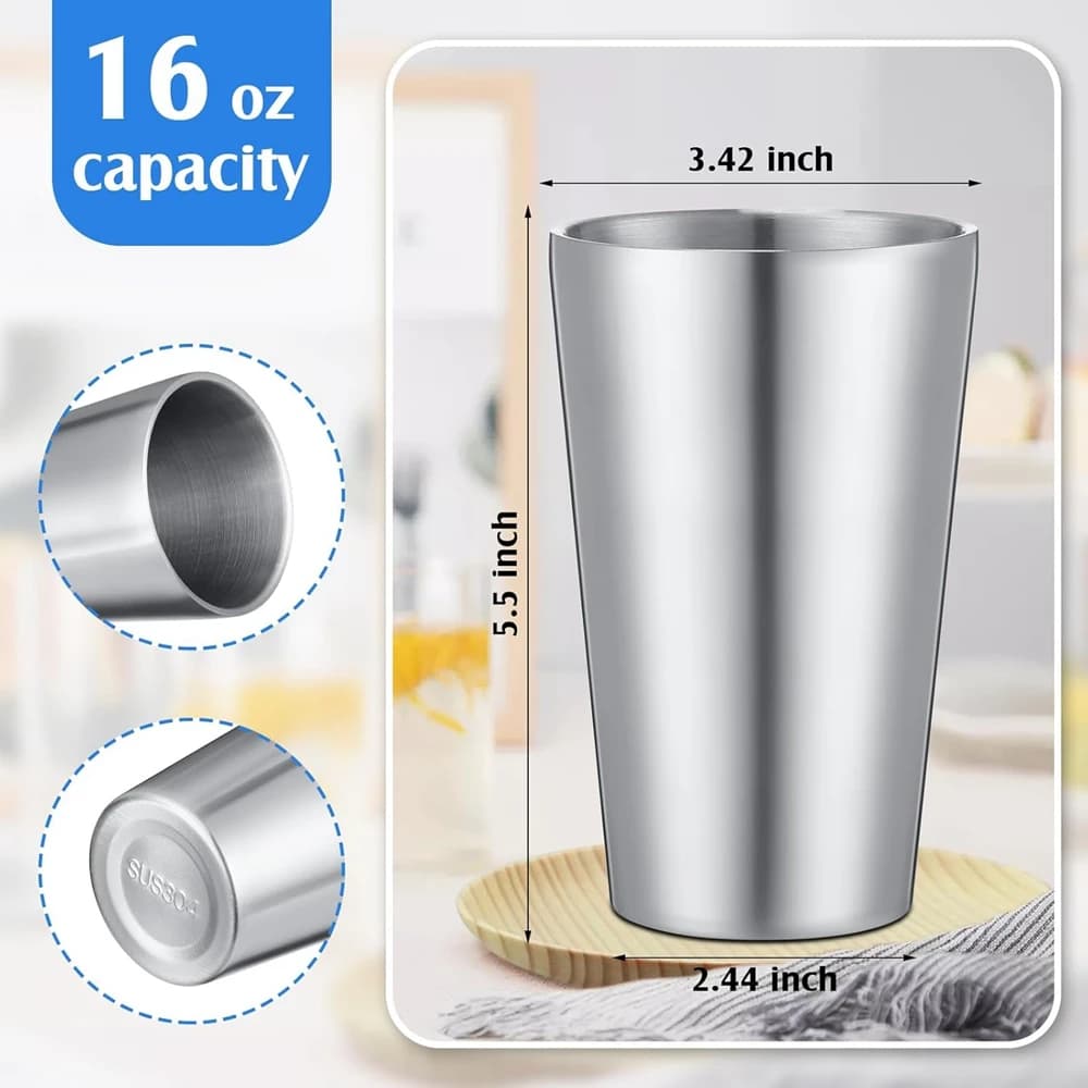 Double Wall Stainless Steel Insulated Cups 16oz