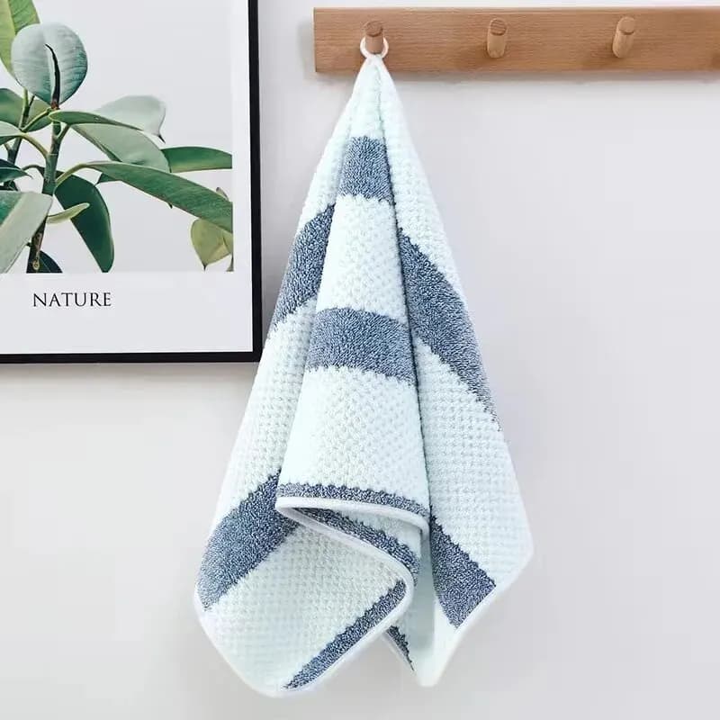 Cotton Bath Towel Washcloth Set