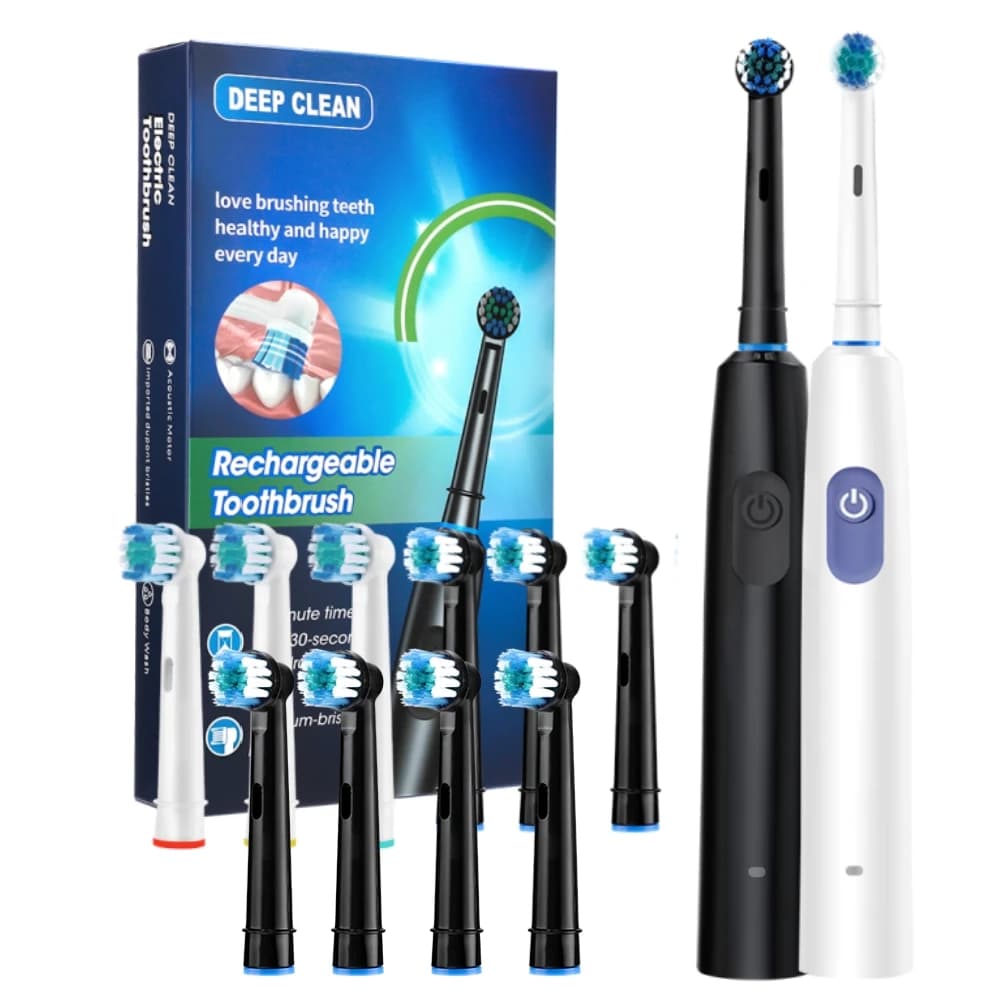 Electric Rotary Toothbrush With Smart Timer