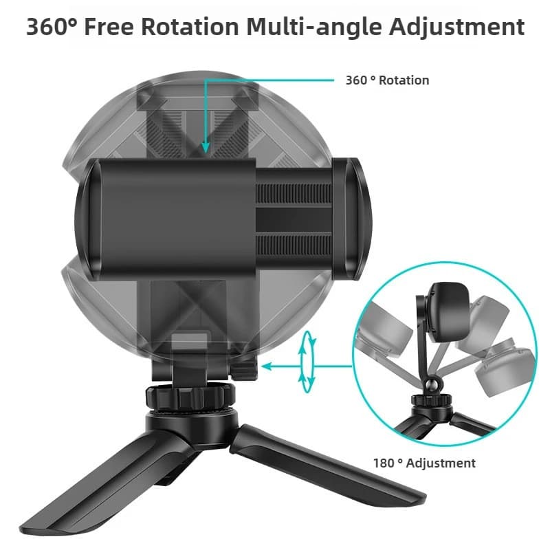 Adjustable Phone Tripod Stand Portable Foldable