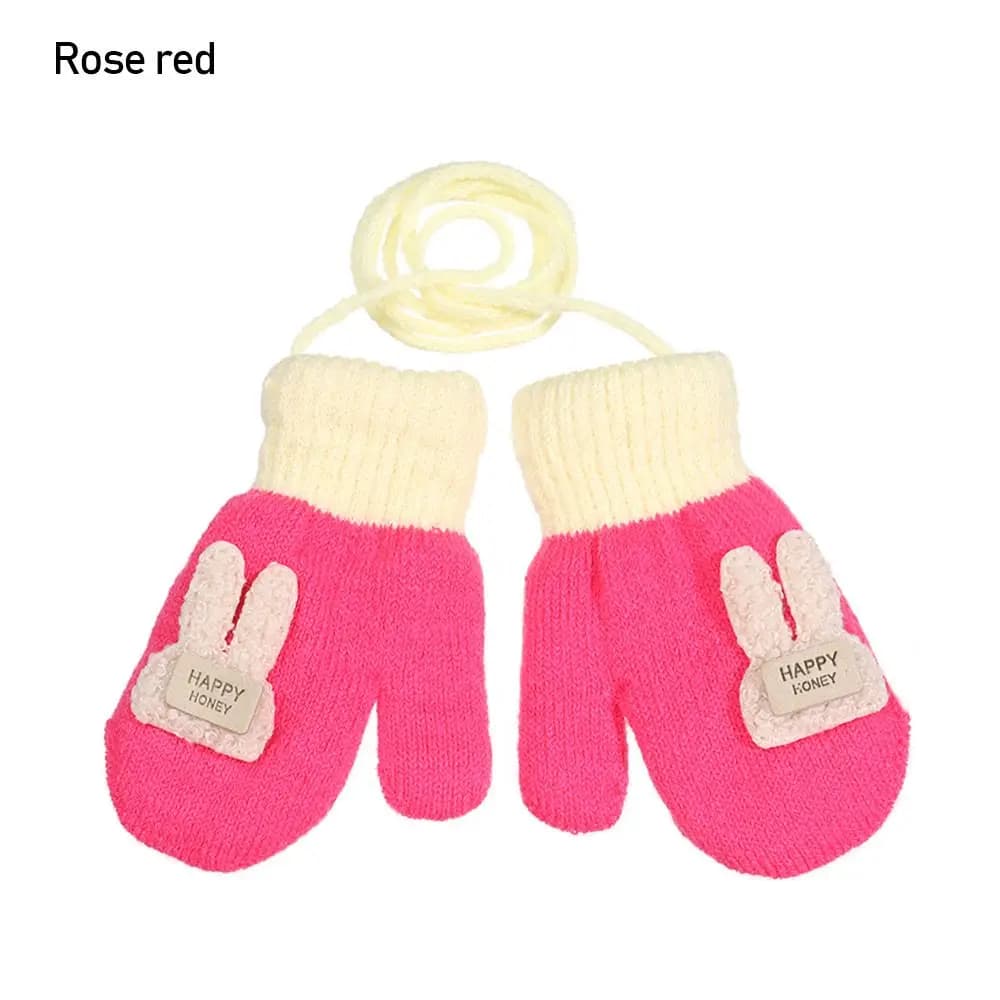 Toddler Winter Knitted Mittens