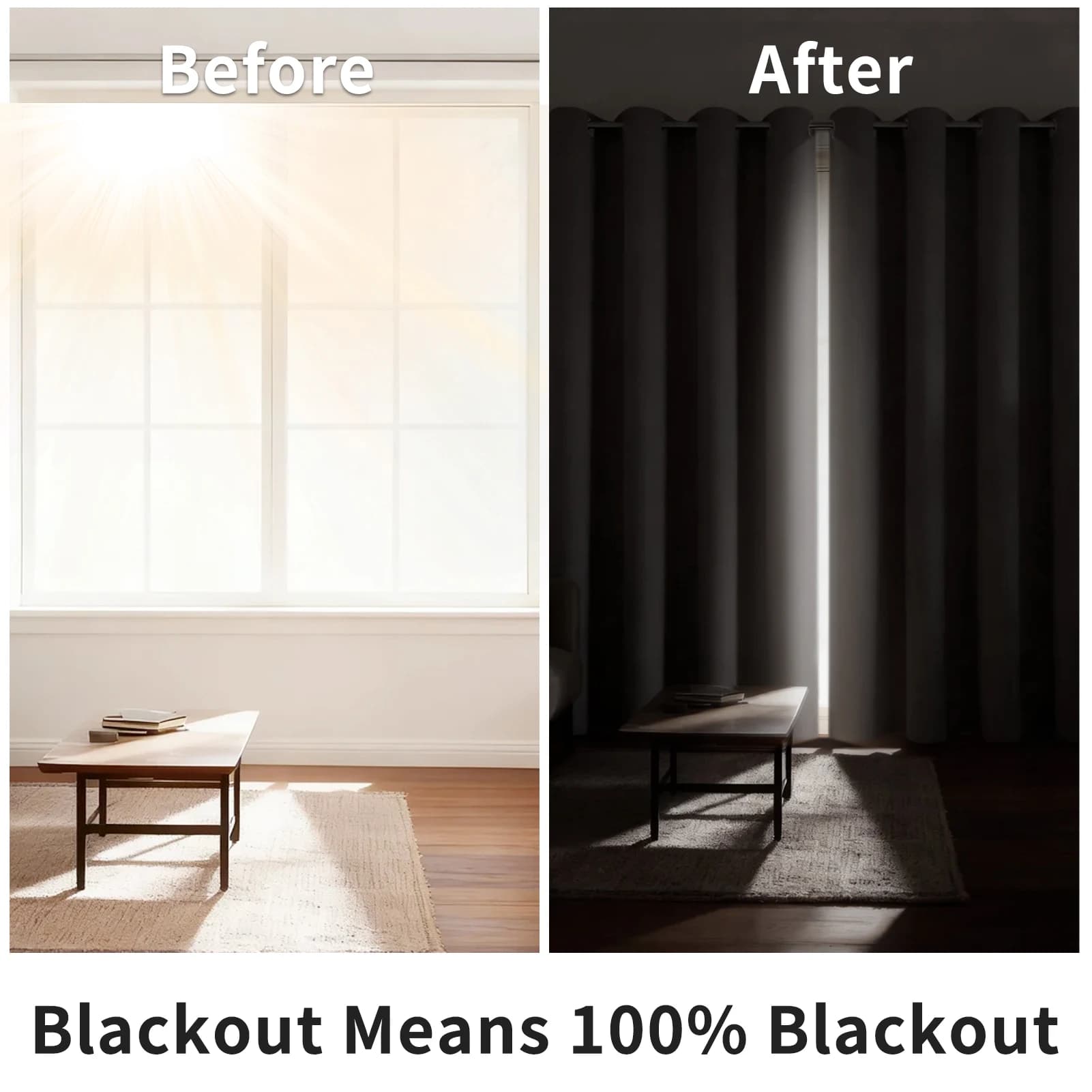 Blackout Thermal Curtains With Grommet
