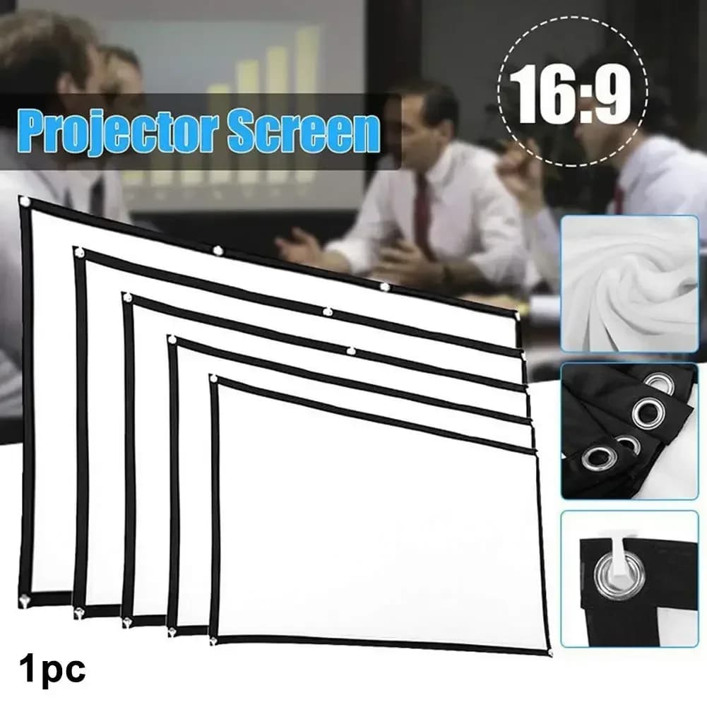 Projector Screen Fabric 60-150 Inch