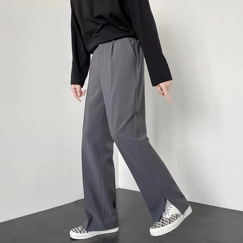 Men's Wide Leg Dress Pants