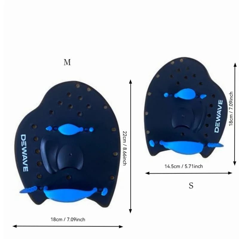 Professional Swimming Fins and Training Paddles