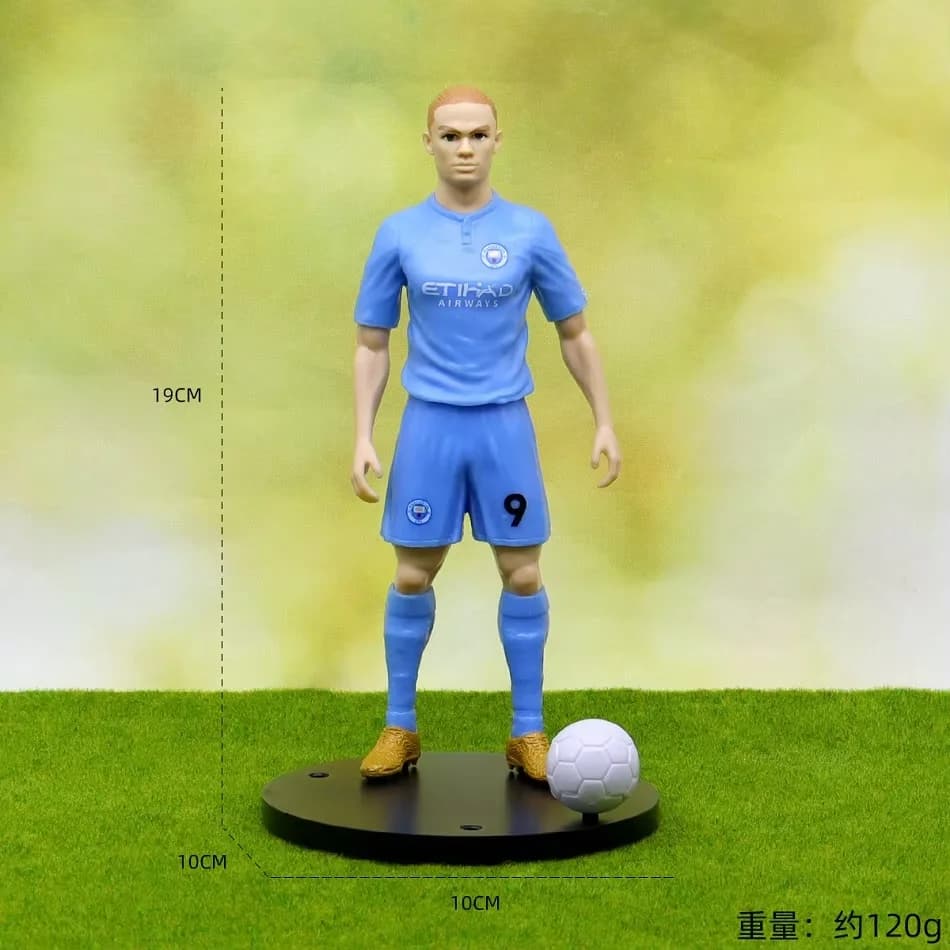 Soccer Player Action Figure with Base and Ball