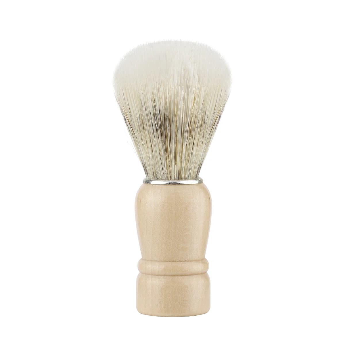 Beard Shaving Brush with Wooden Handle