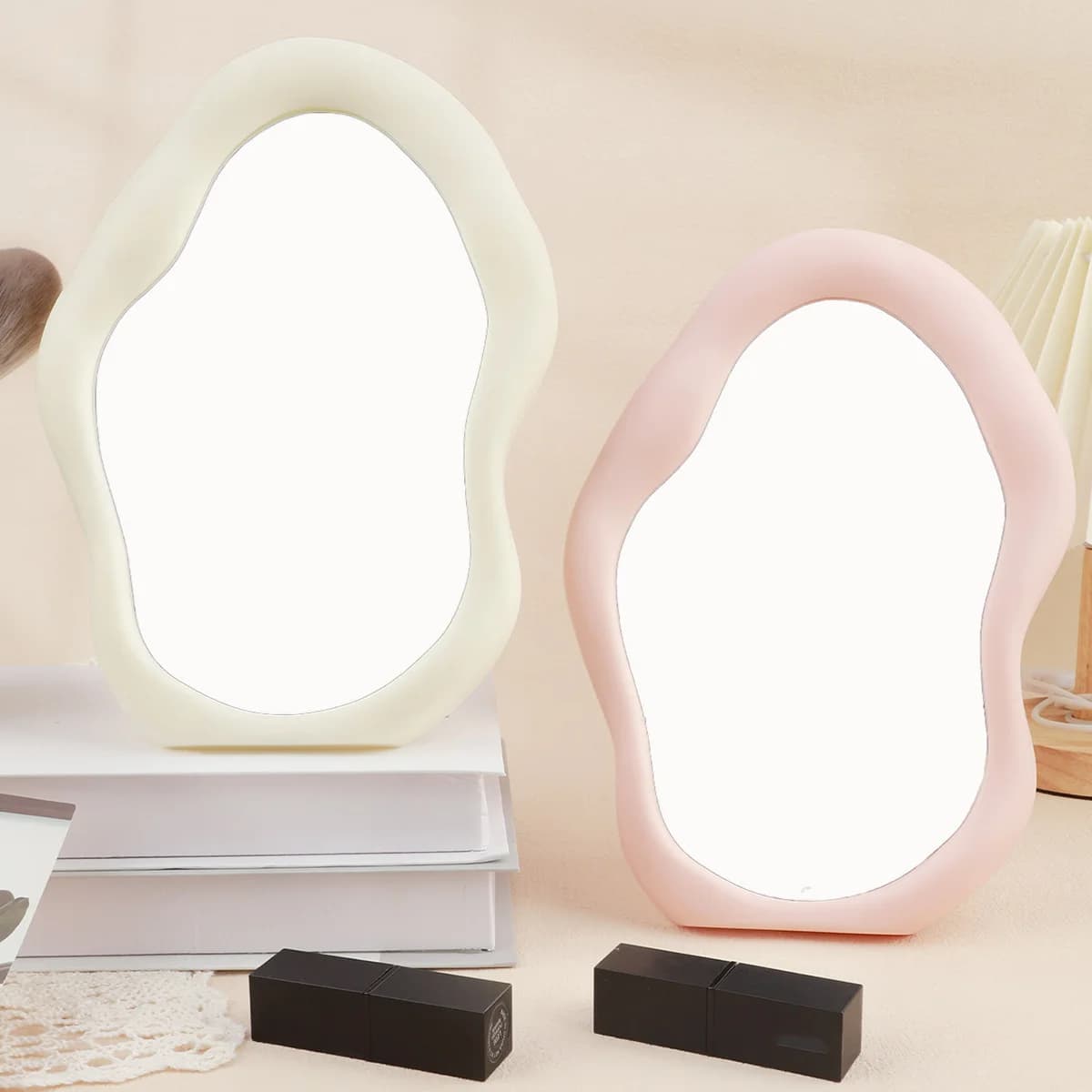 Decorative Tabletop Makeup Mirror for Bedroom
