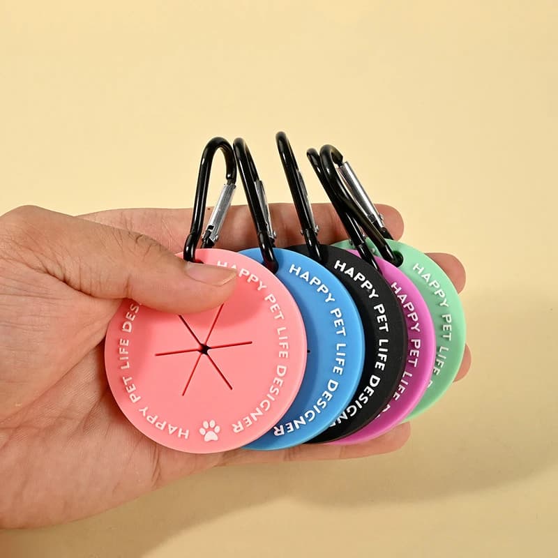 Dog Poop Bag Holder With Carabiner Clip