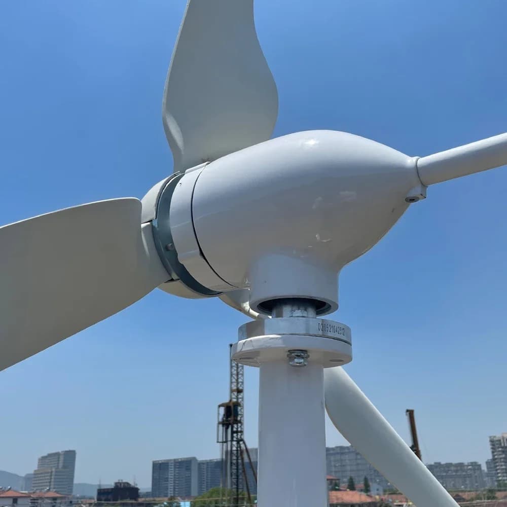 Horizontal Wind Turbine Generator for Home Use 10KW 5000W 5KW with 12V 24V 48V Output Free Energy Magnetic PMG Low Speed