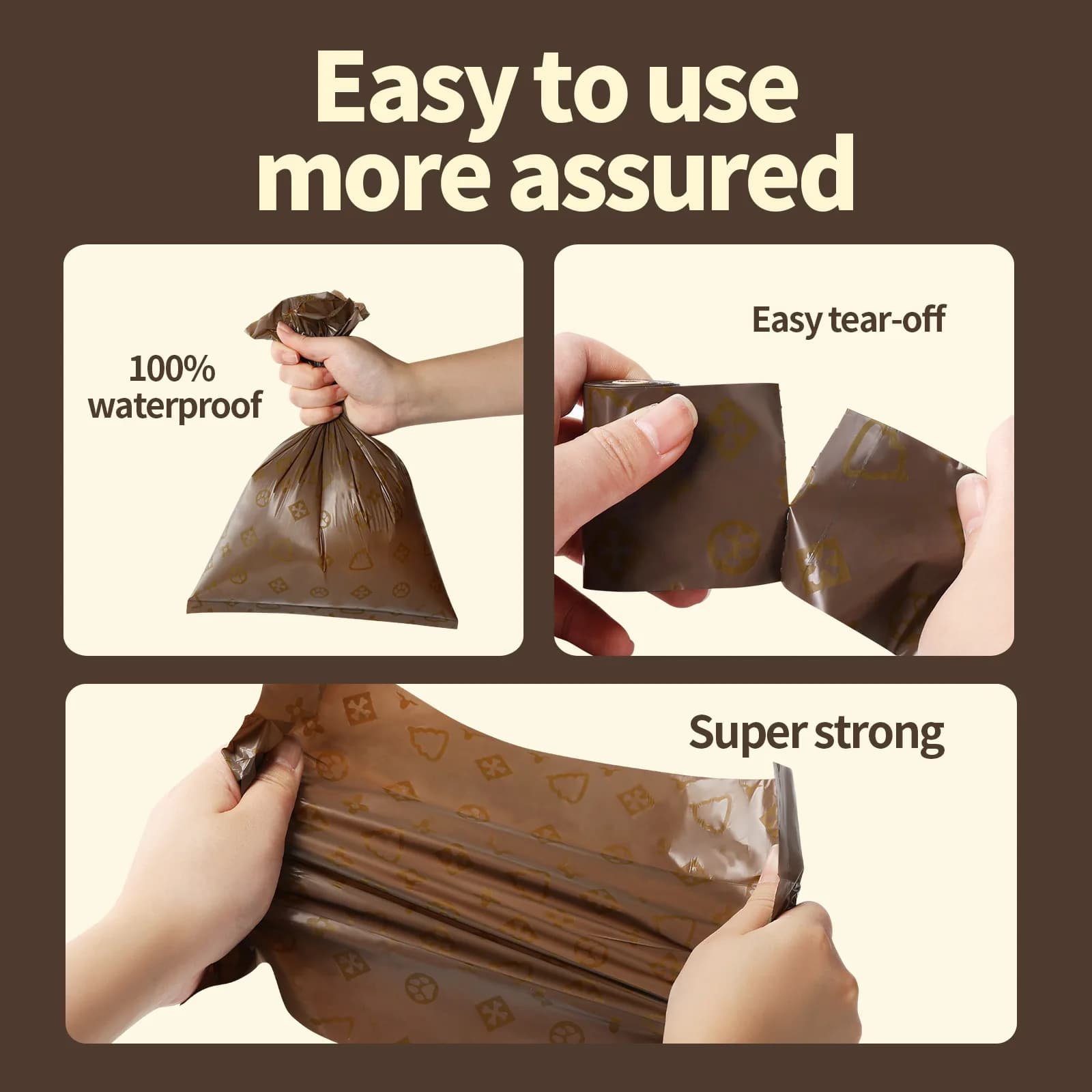 Dog Poop Bag Dispenser Set with 270 Bags