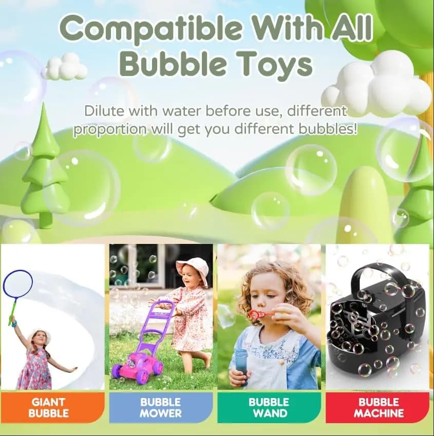 Concentrate Bubble Solution Refill