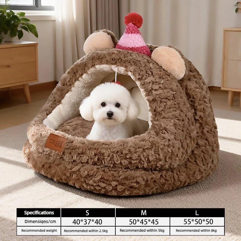 Semi-Enclosed Four-Season Insulated Cat House