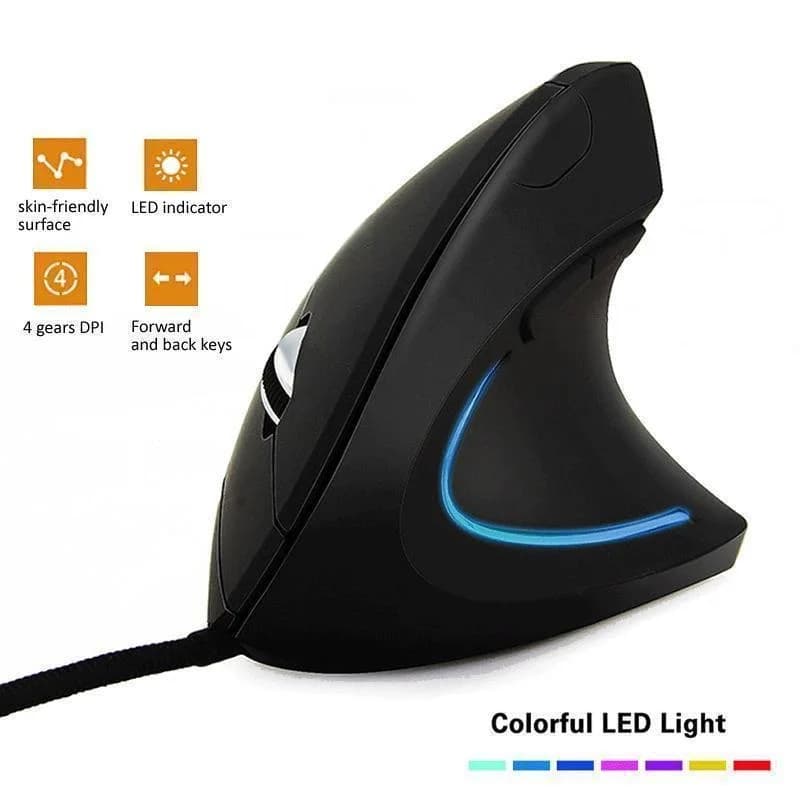 Wired Vertical Ergonomic Gaming Mouse