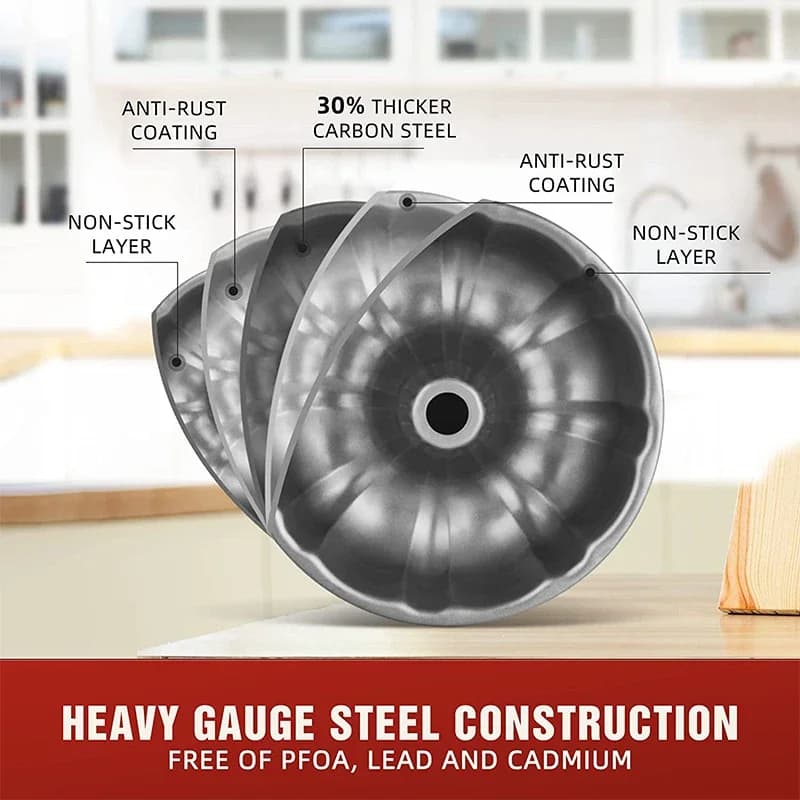 Carbon Steel Spring Form Tube Cake Pan
