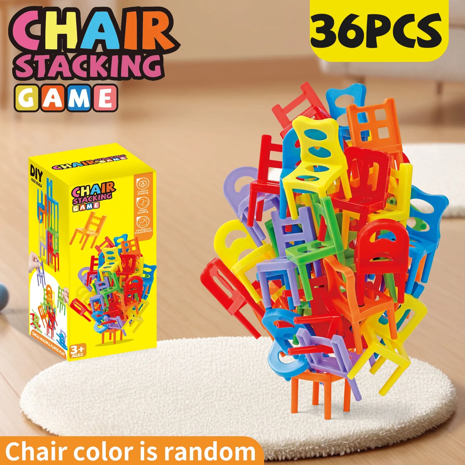 Chair Stacking Toy Building Blocks Set