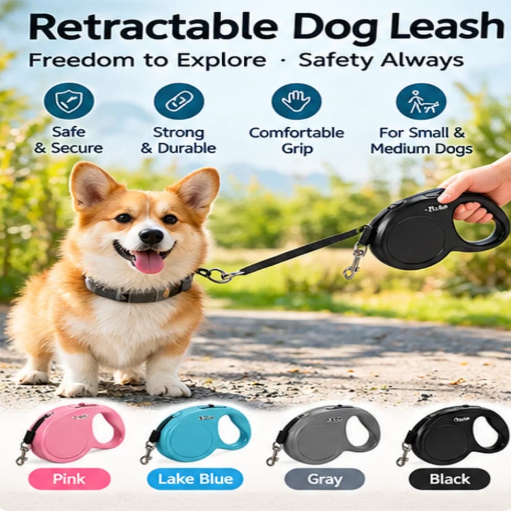 Automatic Retractable Dog Leash