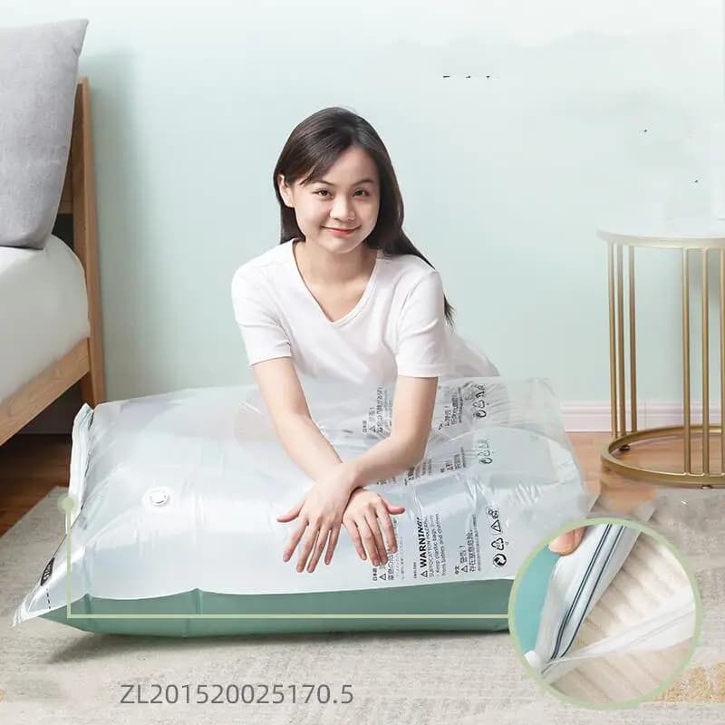 Vacuum Storage Bags No Pump Required