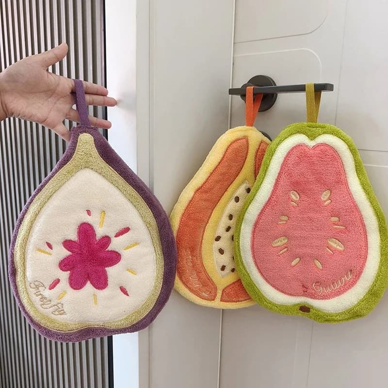 Absorbent Coral Fleece Hand Towel