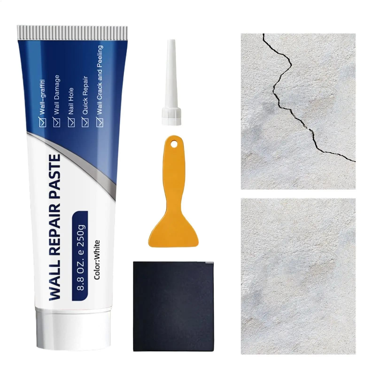 Drywall Repair Kit with Scraper and Putty