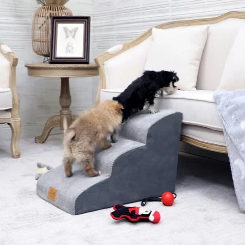 Small Dog Anti-Slip Stairs with Bed