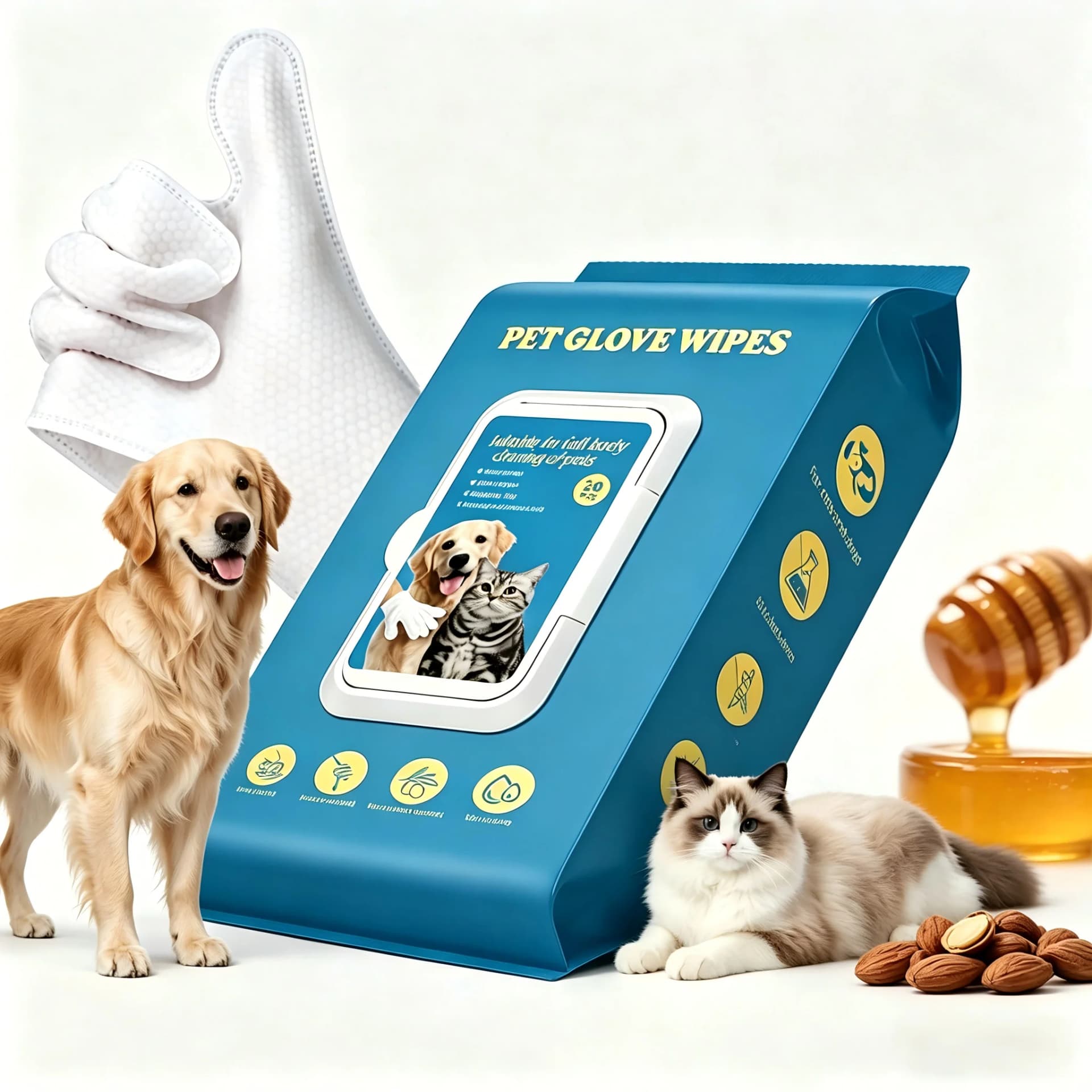 Pet Dry Cleaning Wipes