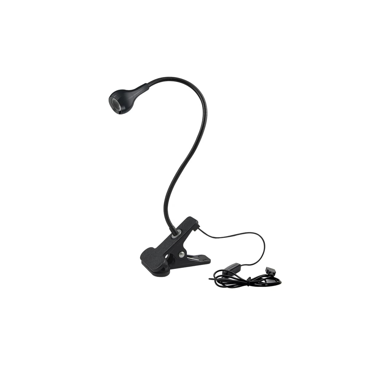 USB Clip Reading Lamp with Flexible Gooseneck